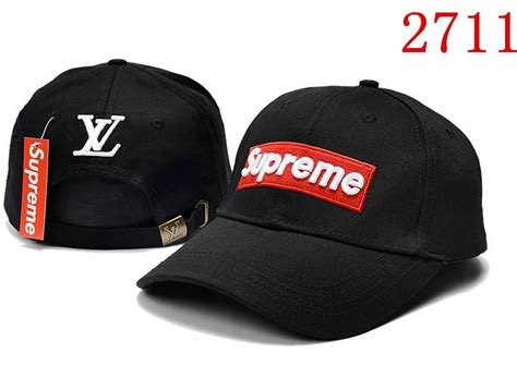 supreme louis vuitton hat black|supreme x louis vuitton queue.